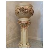 Weller Pottery Jardiniere on Stand