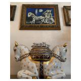 Gagik Ghazanchyan, Armenian, Oil on Canvas, Taste Setter Sigma, Two Headed Horse Sensor