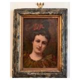 Portrait of a Dancer, Unknown, Late 19th Century, European, Oil on Board 