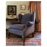 Wingback Armchairs, PAIR 