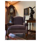 Wingback Armchairs, PAIR 