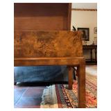Burled Veneer Box on Stand 