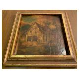 Oil on Board, 19th C 