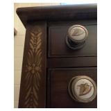 Hitchcock Two Drawer Stand, PAIR 