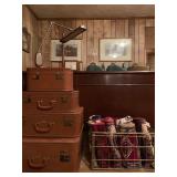 Vintage Suitcases, Prayer Rugs 