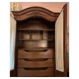 White Furniture Wardrobes, PAIR 