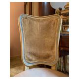 Cane Back Vanity Chair 