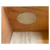 Baker Furniture  Drop Leaf Console Table with Lyre Base