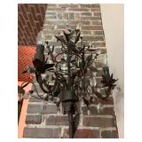 Electrified Antique Floor Candelabra 
