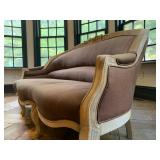 Louis XV Style Antique Settee with Carved Frame