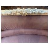 Louis XV Style Antique Settee with Carved Frame