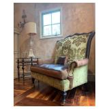 Oversized Armchair in Mixed Media 