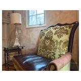 Oversized Armchair in Mixed Media 