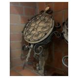 Antique European Wrought Iron Scones 