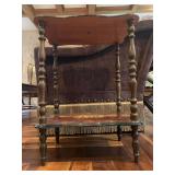 Italian Inlaid Two Tier Accent Table