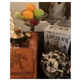 Antique Wall Phone, Antique Curtain Tiebacks