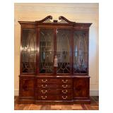 Breakfront Hutch in Flame Mahogany from Aston Court by Henredon