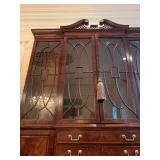 Breakfront Hutch in Flame Mahogany from Aston Court by Henredon