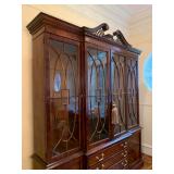 Breakfront Hutch in Flame Mahogany from Aston Court by Henredon