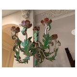 Wrought Iron Floor Candelabras, PAIR
