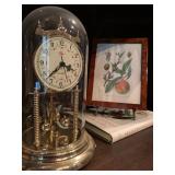 Elgin Anniversary Clock, Botanical Print