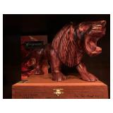 Carved Roaring Lion