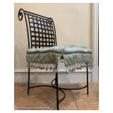 Wrought Iron Accent Chair 