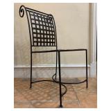 Wrought Iron Accent Chair 