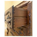 French Provincial Style Slant Front Desk 