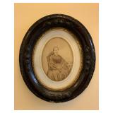 Antique Portrait Photography in Oval Frames 