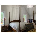 Henredon Five Piece Mahogany Bedroom Set 