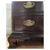 Henredon Five Piece Mahogany Bedroom Set 