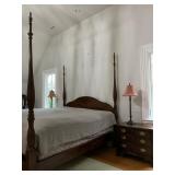 Henredon Five Piece Mahogany Bedroom Set 