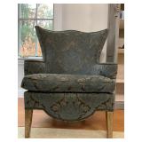 Exaggerated Wingback Armchair 