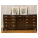 Henredon Five Piece Mahogany Bedroom Set 