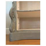 Louis VX Style Bookcase in Gray Wash 