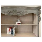 Louis VX Style Bookcase in Gray Wash 
