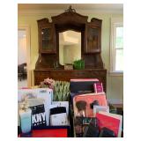 New Cosmetics, Antique French Louis VX Sideboard with Mirror 
