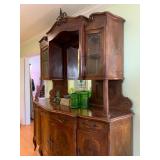 Antique French Louis VX Sideboard with Mirror 