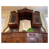 Antique French Louis VX Sideboard with Mirror 