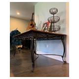 Wrought Iron Base Table, Yamaha F325 