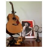 Ruby Pearl, Acrylic on Rag Paper, Yamaha F325 