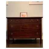 Federal Style Satinwood Chest 