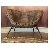 Richard Woodard Style Molded Wire Womb Chair  