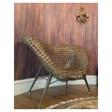Richard Woodard Style Molded Wire Womb Chair  