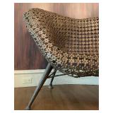 Richard Woodard Style Molded Wire Womb Chair  