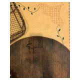 Wine Barrel Top Cheese Board 