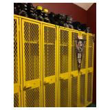 Wire Front Lockers, Four Doors Each Set, Two Sets 