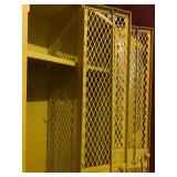 Wire Front Lockers, Four Doors Each Set, Two Sets 