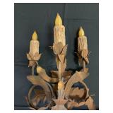 Antique Wrought Iron Sconce  